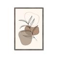 Picture of Mid Century Botanical II _GroupedProduct_Rectangle_Portrait_Framed_Matted_