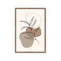 Picture of Mid Century Botanical II _GroupedProduct_Rectangle_Portrait_Framed_Matted_