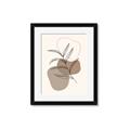 Picture of Mid Century Botanical II _GroupedProduct_Rectangle_Portrait_Framed_Matted_
