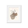 Picture of Mid Century Botanical II _GroupedProduct_Rectangle_Portrait_Framed_Matted_