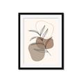 Picture of Mid Century Botanical II _GroupedProduct_Rectangle_Portrait_Framed_Matted_