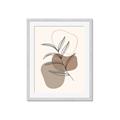 Picture of Mid Century Botanical II _GroupedProduct_Rectangle_Portrait_Framed_Matted_