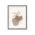 Picture of Mid Century Botanical II _GroupedProduct_Rectangle_Portrait_Framed_Matted_