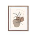 Picture of Mid Century Botanical II _GroupedProduct_Rectangle_Portrait_Framed_Matted_