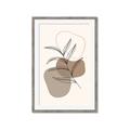Picture of Mid Century Botanical II _GroupedProduct_Rectangle_Portrait_Framed_Matted_