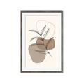 Picture of Mid Century Botanical II _GroupedProduct_Rectangle_Portrait_Framed_Matted_