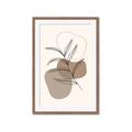 Picture of Mid Century Botanical II _GroupedProduct_Rectangle_Portrait_Framed_Matted_
