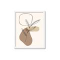 Picture of Mid Century Botanical III _GroupedProduct_Rectangle_Portrait_Framed_Matted_