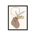 Picture of Mid Century Botanical III _GroupedProduct_Rectangle_Portrait_Framed_Matted_
