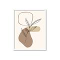 Picture of Mid Century Botanical III _GroupedProduct_Rectangle_Portrait_Framed_Matted_