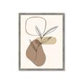 Picture of Mid Century Botanical III _GroupedProduct_Rectangle_Portrait_Framed_Matted_