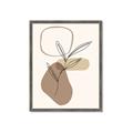 Picture of Mid Century Botanical III _GroupedProduct_Rectangle_Portrait_Framed_Matted_