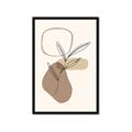 Picture of Mid Century Botanical III _GroupedProduct_Rectangle_Portrait_Framed_Matted_