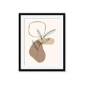 Picture of Mid Century Botanical III _GroupedProduct_Rectangle_Portrait_Framed_Matted_