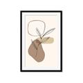 Picture of Mid Century Botanical III _GroupedProduct_Rectangle_Portrait_Framed_Matted_