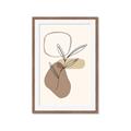 Picture of Mid Century Botanical III _GroupedProduct_Rectangle_Portrait_Framed_Matted_
