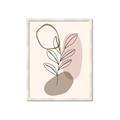 Picture of Mid Century Botanical IV _GroupedProduct_Rectangle_Portrait_Framed_Matted_