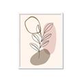 Picture of Mid Century Botanical IV _GroupedProduct_Rectangle_Portrait_Framed_Matted_