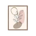 Picture of Mid Century Botanical IV _GroupedProduct_Rectangle_Portrait_Framed_Matted_