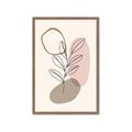 Picture of Mid Century Botanical IV _GroupedProduct_Rectangle_Portrait_Framed_Matted_