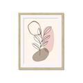 Picture of Mid Century Botanical IV _GroupedProduct_Rectangle_Portrait_Framed_Matted_