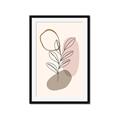 Picture of Mid Century Botanical IV _GroupedProduct_Rectangle_Portrait_Framed_Matted_