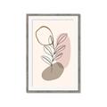 Picture of Mid Century Botanical IV _GroupedProduct_Rectangle_Portrait_Framed_Matted_