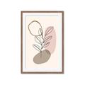 Picture of Mid Century Botanical IV _GroupedProduct_Rectangle_Portrait_Framed_Matted_