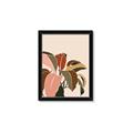 Picture of Color Block Leaves IV _GroupedProduct_Rectangle_Portrait_Framed_Matted_