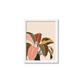 Picture of Color Block Leaves IV _GroupedProduct_Rectangle_Portrait_Framed_Matted_
