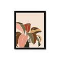 Picture of Color Block Leaves IV _GroupedProduct_Rectangle_Portrait_Framed_Matted_