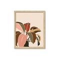 Picture of Color Block Leaves IV _GroupedProduct_Rectangle_Portrait_Framed_Matted_
