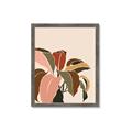 Picture of Color Block Leaves IV _GroupedProduct_Rectangle_Portrait_Framed_Matted_