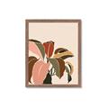 Picture of Color Block Leaves IV _GroupedProduct_Rectangle_Portrait_Framed_Matted_