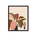 Picture of Color Block Leaves IV _GroupedProduct_Rectangle_Portrait_Framed_Matted_