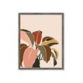 Picture of Color Block Leaves IV _GroupedProduct_Rectangle_Portrait_Framed_Matted_