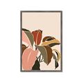 Picture of Color Block Leaves IV _GroupedProduct_Rectangle_Portrait_Framed_Matted_