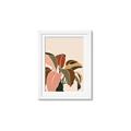Picture of Color Block Leaves IV _GroupedProduct_Rectangle_Portrait_Framed_Matted_