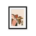 Picture of Color Block Leaves IV _GroupedProduct_Rectangle_Portrait_Framed_Matted_