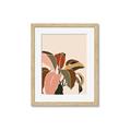 Picture of Color Block Leaves IV _GroupedProduct_Rectangle_Portrait_Framed_Matted_