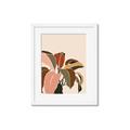 Picture of Color Block Leaves IV _GroupedProduct_Rectangle_Portrait_Framed_Matted_
