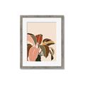 Picture of Color Block Leaves IV _GroupedProduct_Rectangle_Portrait_Framed_Matted_