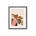 Picture of Color Block Leaves IV _GroupedProduct_Rectangle_Portrait_Framed_Matted_