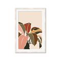 Picture of Color Block Leaves IV _GroupedProduct_Rectangle_Portrait_Framed_Matted_