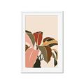 Picture of Color Block Leaves IV _GroupedProduct_Rectangle_Portrait_Framed_Matted_