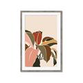 Picture of Color Block Leaves IV _GroupedProduct_Rectangle_Portrait_Framed_Matted_