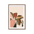 Picture of Color Block Leaves IV _GroupedProduct_Rectangle_Portrait_Framed_Matted_