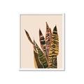 Picture of Color Block Leaves V _GroupedProduct_Rectangle_Portrait_Framed_Matted_