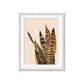 Picture of Color Block Leaves V _GroupedProduct_Rectangle_Portrait_Framed_Matted_