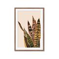 Picture of Color Block Leaves V _GroupedProduct_Rectangle_Portrait_Framed_Matted_